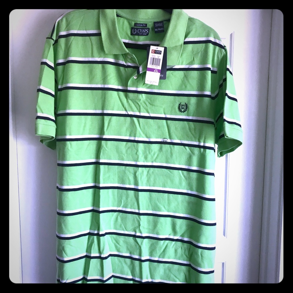 Chaps Men’s Striped Collared Shirt